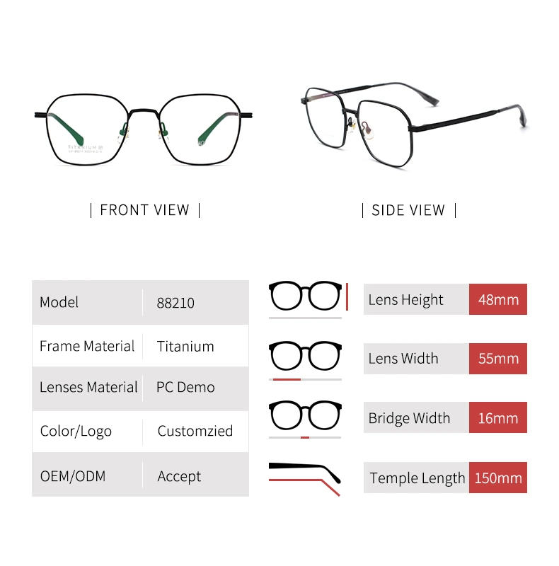 New Arrival Titanium Optical Frames Fashion Eyewear