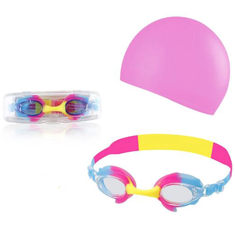 Multi-Color Kids Silicon Swim Goggles Customized Anti Fog PC Lens Myopia Children Junior Swimming Glasses Waterproof Eye Protection