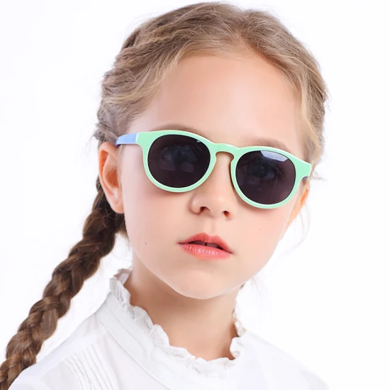 Occhiali da sole per bambini in materiale Tpee morbido al tatto di alta qualità con polarizzazione UV400 CE FDA